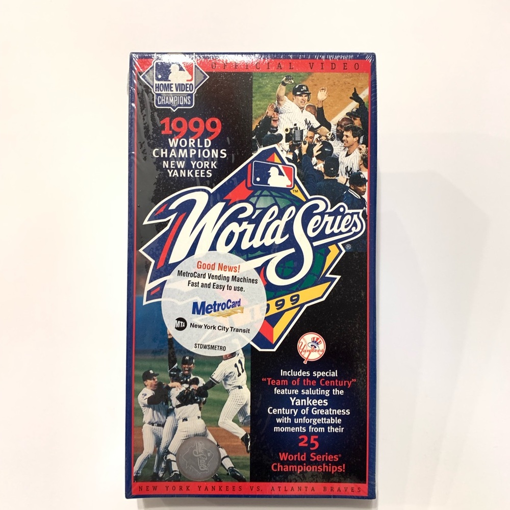 Vintage New York Yankees Series 1999 VHS WATERMARK SEALED NOS